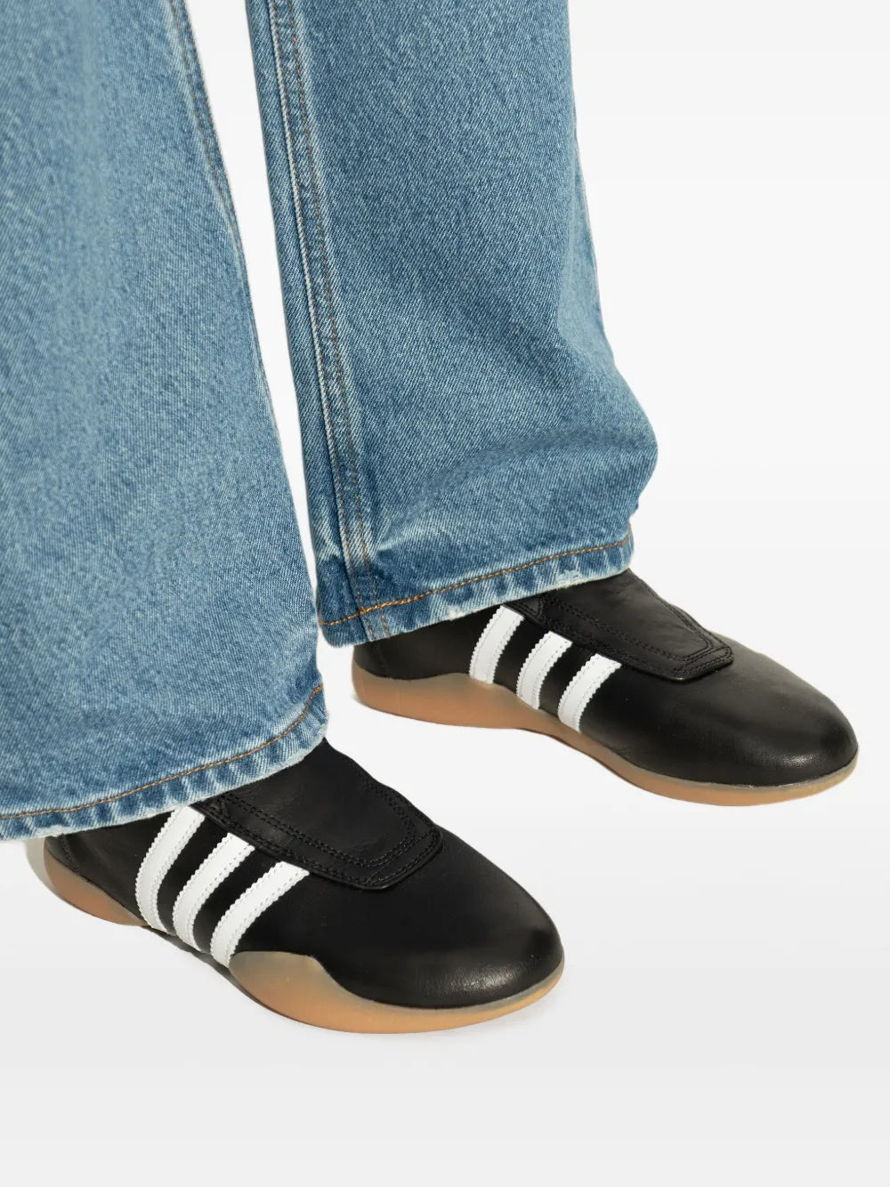 adidas Taekwondo Mei Sneakers — Black — Size US M 9.5 - US W 11 — Lifestyle View