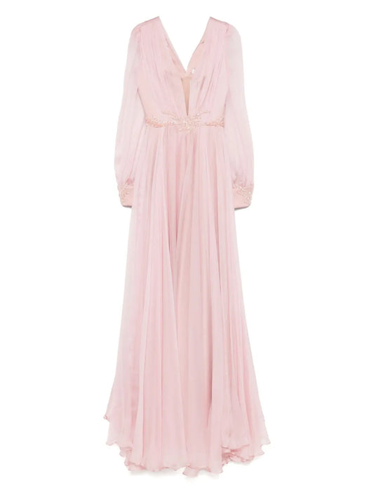 Mmarquise Miky Gown — Pink — Size XS — Front View