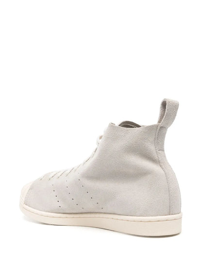 adidas Superstar Hi Sneakers — Light Grey — Size US M 4 - US W 5.5 — Back View