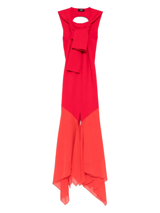 Awake Mode Knitted Dress — Red — Size S — Front View