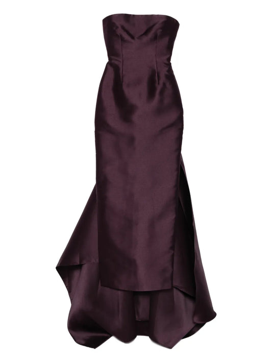 Solace London Imani Maxi Dress — Purple — Size XS — Front View