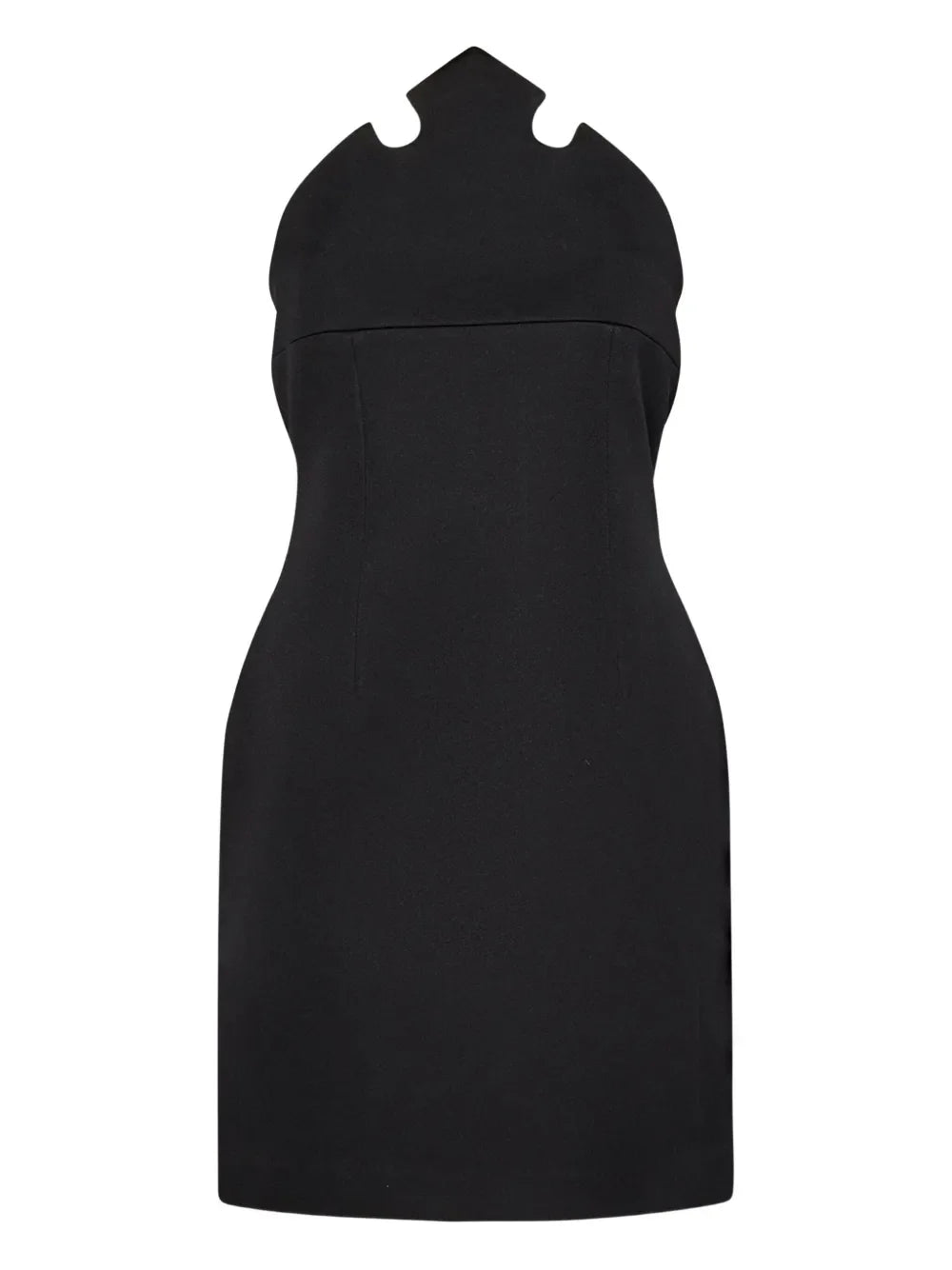 Coperni X Disney Crown Shaped Bustier Dress — Black — Size XS — Front View