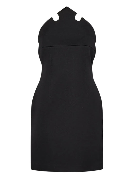 Coperni X Disney Crown Shaped Bustier Dress — Black — Size XS — Front View