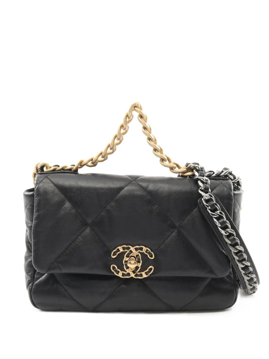 Chanel Pre Owned 2020 2021 Classic Flap 19 Shoulder Bag — Same as shown — Size One Size — Front View