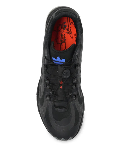 adidas X 100 Thieves Savage Sneakers — Black — Size US M 7 - US W 8.5 — Top View