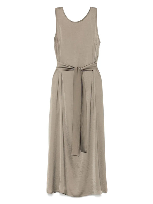 Moutaki Satin Midi Dress — Same as shown — Size XS — Front View