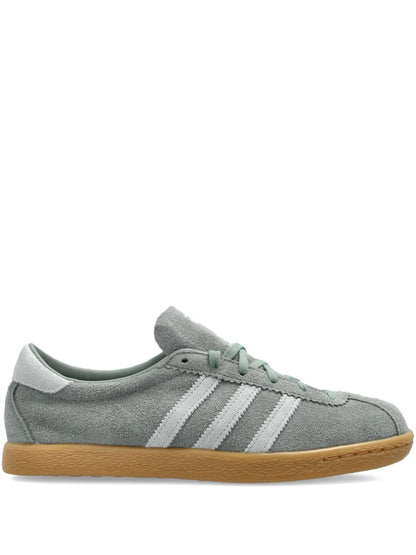 adidas Tobacco Suede Sneakers — Light Green — Size US M 11.5 - US W 13 — Front View