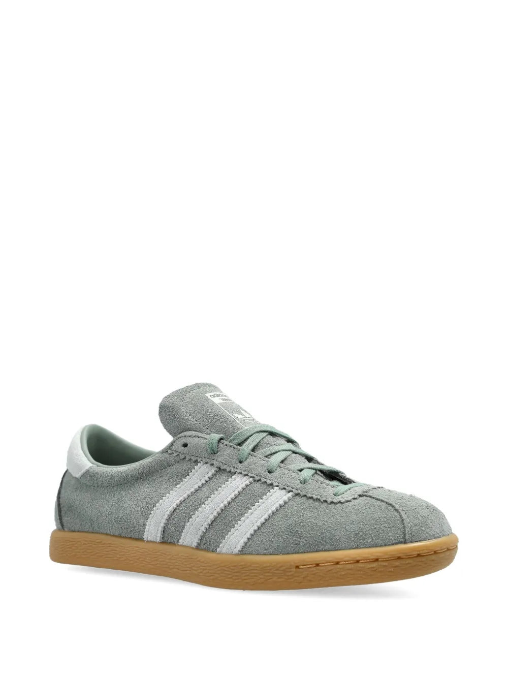 adidas Tobacco Suede Sneakers — Light Green — Size US M 11.5 - US W 13 — Side View