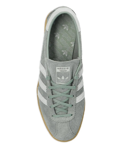 adidas Tobacco Suede Sneakers — Light Green — Size US M 11.5 - US W 13 — Top View