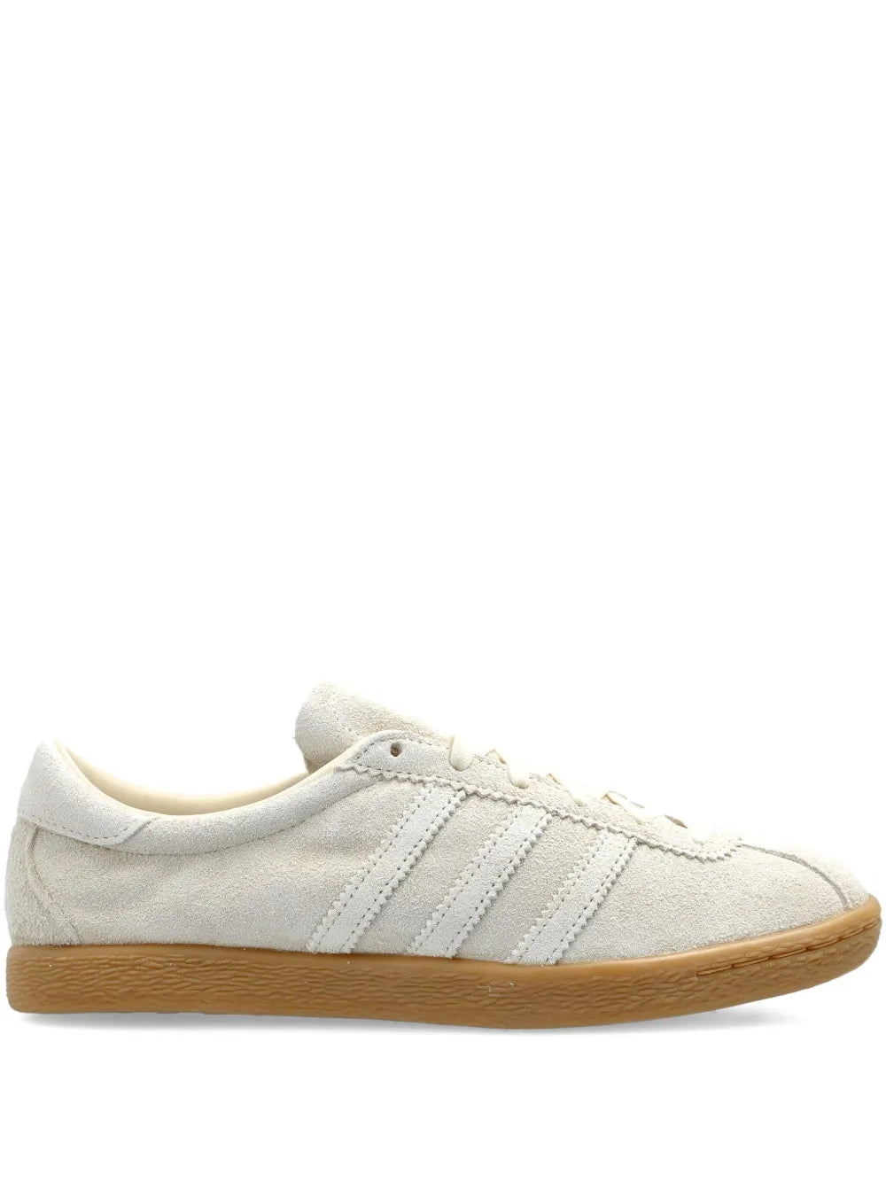 adidas Tobacco Suede Low-Top Sneakers — Creamy White — Size US M 11.5 - US W 13 — Front View