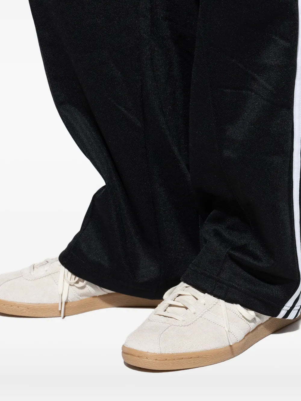 adidas Tobacco Suede Low-Top Sneakers — Creamy White — Size US M 11.5 - US W 13 — Lifestyle View