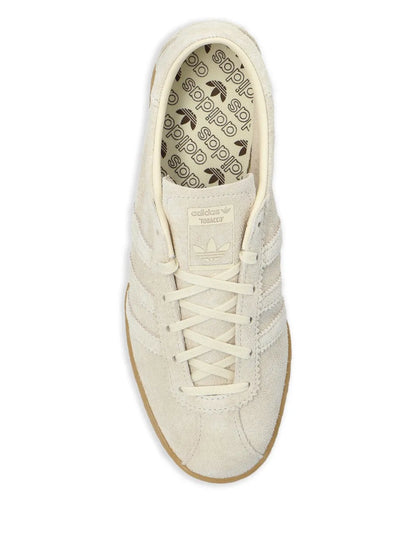 adidas Tobacco Suede Low-Top Sneakers — Creamy White — Size US M 11.5 - US W 13 — Top View