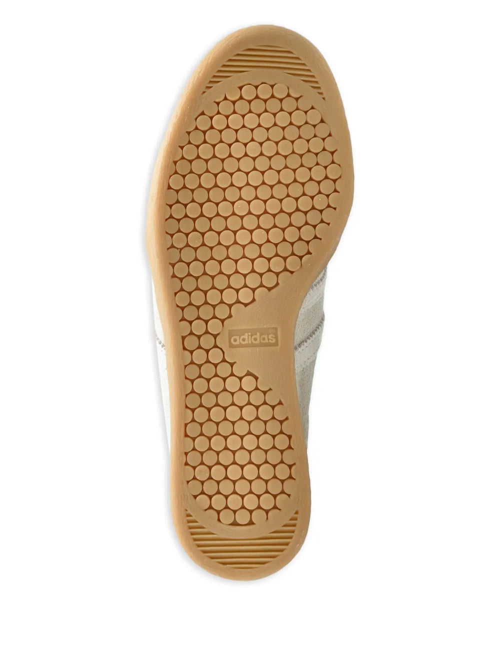 adidas Tobacco Suede Low-Top Sneakers — Creamy White — Size US M 11.5 - US W 13 — Detail View