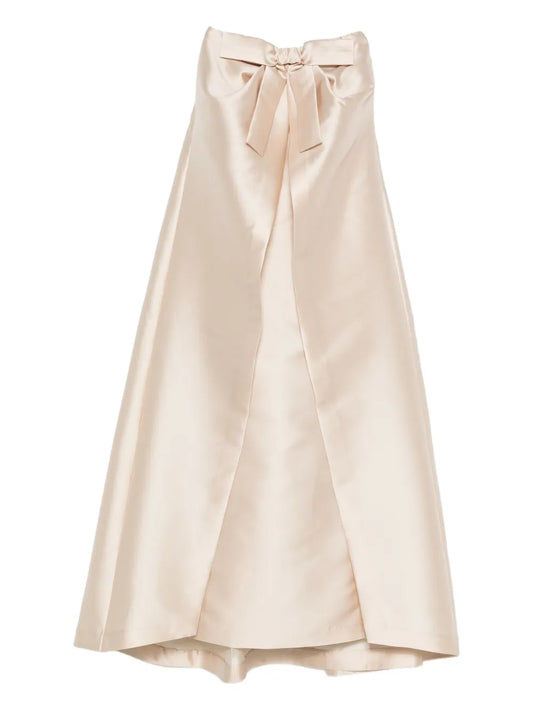 Bernadette Jacques Dress — Beige — Size XS — Front View