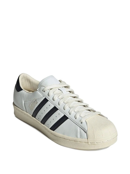 adidas Superstar Vintage White/Black/Antique Sneakers — White — Size US M 9.5 - US W 11 — Side View