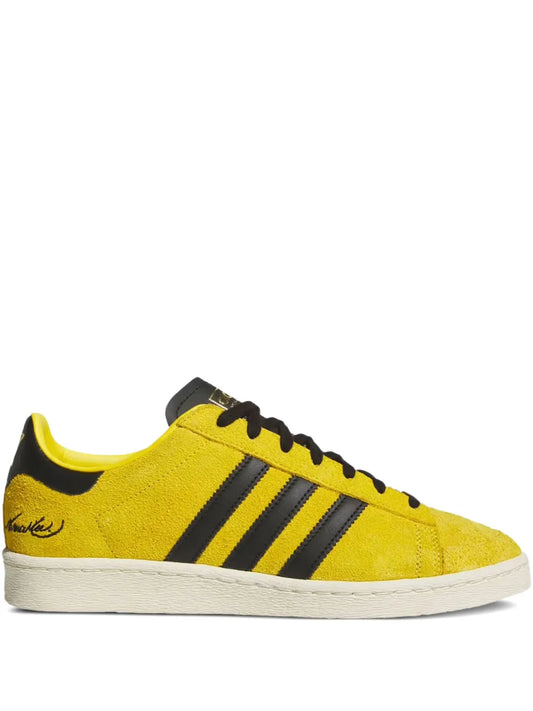 adidas X Bruce Lee Jabbar Game Of Death Sneakers — Yellow — Size US M 10 - US W 11.5 — Front View