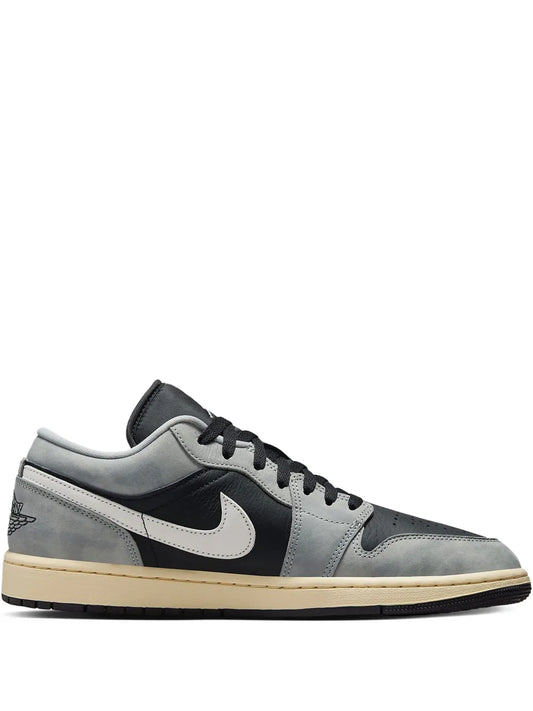 Air Jordan 1 Low Se Light Smoke Grey Sneakers — Light Smoke Grey — Size US M 11.5 - US W 13 — Front View