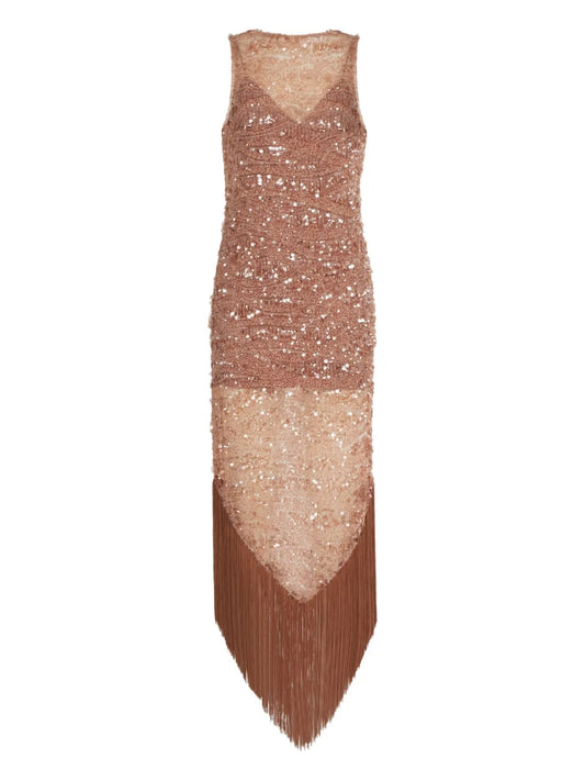 Taller Marmo Taormina Dress — Pink — Size XS — Front View