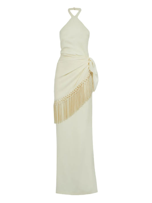 Taller Marmo Meteora Dress — Beige — Size XS — Front View