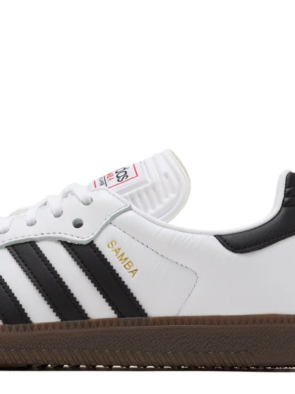 adidas X Bape Samba Sneakers — White — Size US M 8 - US W 9.5 — Top View