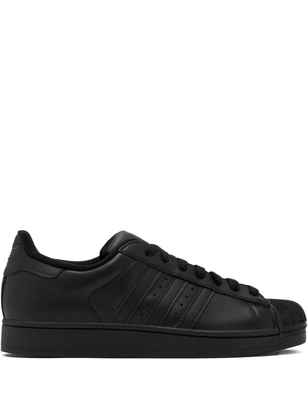 adidas Superstar Ii Sneakers — Black — Size US M 11.5 - US W 13 — Front View