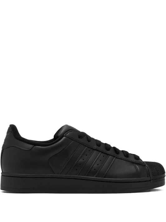 adidas Superstar Ii Sneakers — Black — Size US M 11.5 - US W 13 — Front View
