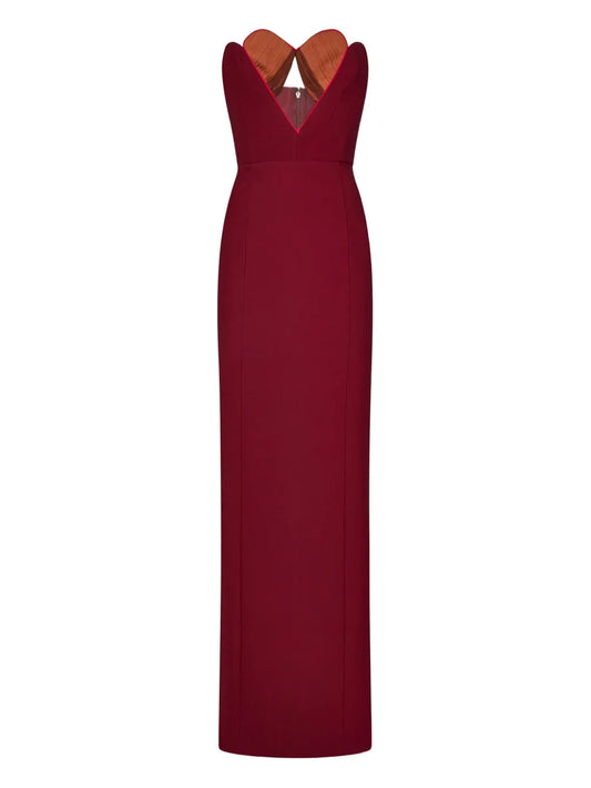 Nensi Dojaka Sweetheart Neckline Maxi Dress — Same as shown — Size XS — Front View