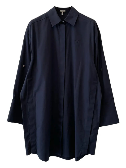 Loewe Button Down Shirt Dress — Same as shown — Size S — Front View