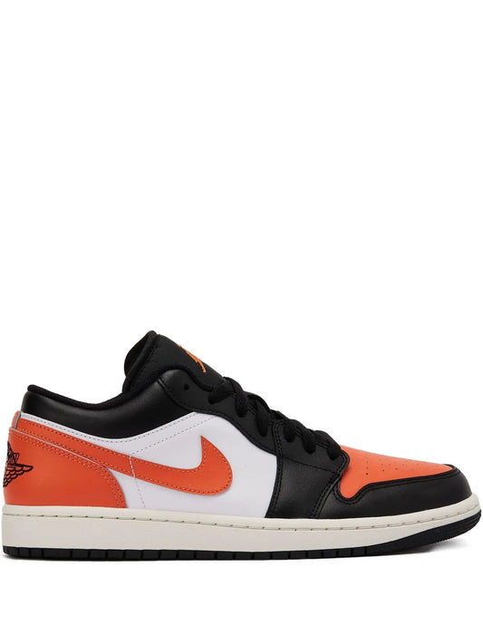 Air Jordan 1 Low Shattered Backboard Alternate Sneakers — Black — Size US M 10.5 - US W 12 — Front View