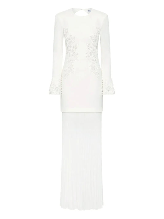 Rebecca Vallance Xanthe Maxi Dress — White — Size XS — Front View