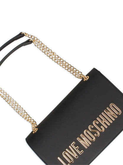 Love Moschino Small Logo Plaque Shoulder Bag — Same as shown — Size One Size — Top View