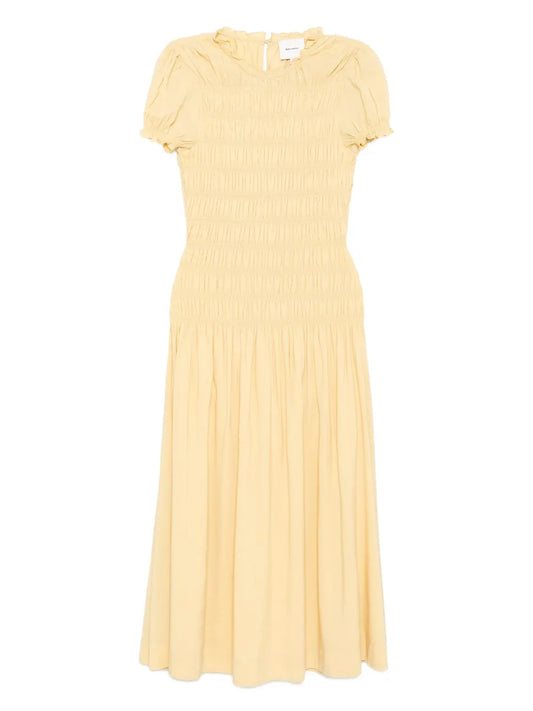 Reformation Kiria Dress — Yellow — Size XS — Front View