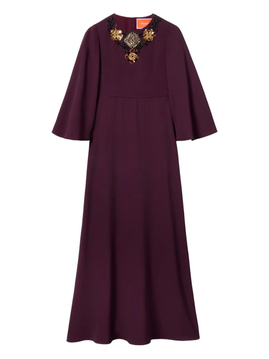La Doublej Sorella Bell Sleeve Maxi Dress — Same as shown — Size XS — Front View