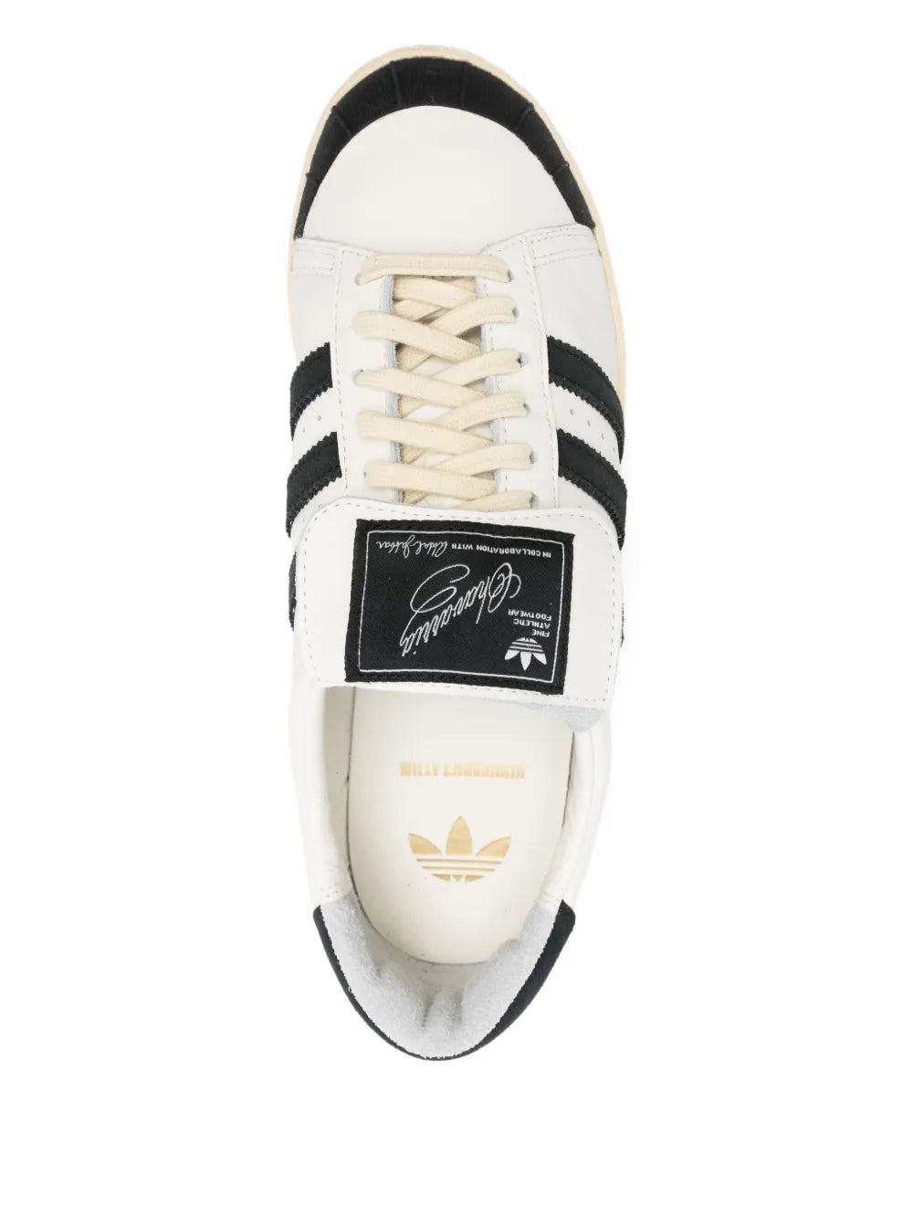adidas X Willy Chavarria Jabbar Sneakers — Off-White — Size US M 8 - US W 9.5 — Top View