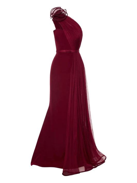 Ana Radu Rose Embellished Maxi Dress — Same as shown — Size XS — Front View