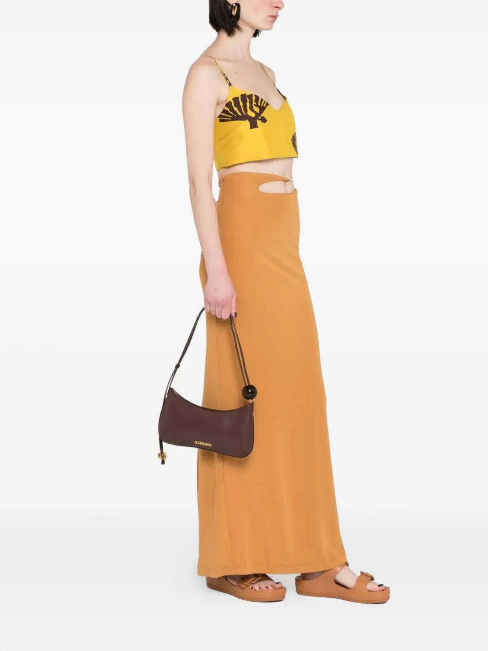 Jacquemus Le Bisou Perle Shoulder Bag — Same as shown — Size One Size — Back View