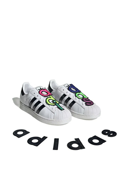 adidas Superstar Ii Jeremy Scott - White Sneakers — White — Size US M 4 - US W 5.5 — Side View
