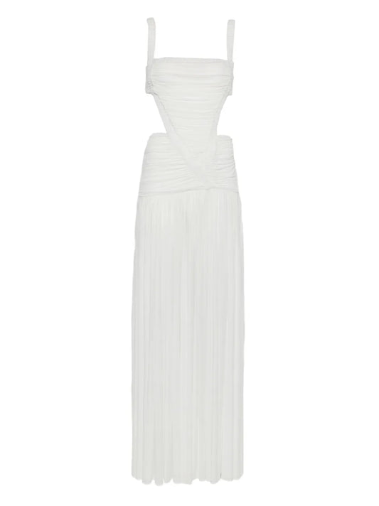 Christopher Esber Orion Maxi Dress — White — Size XS — Front View