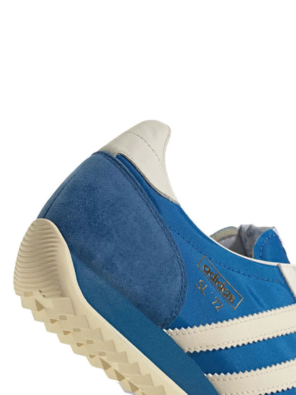 adidas Sl 72 Three-Stripe Sneakers — Royal Blue — Size US M 9 - US W 10.5 — Top View