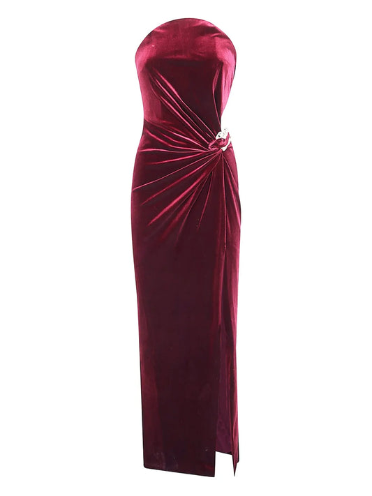 Self Portrait Bandeau Maxi Dress — Same as shown — Size XS — Front View