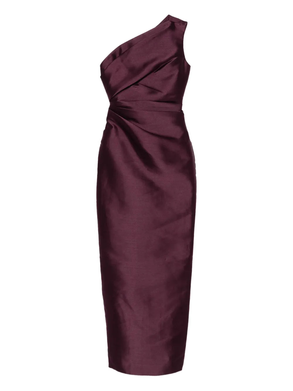 Solace London Kira One Shoulder Maxi Dress — Same as shown — Size XS — Front View