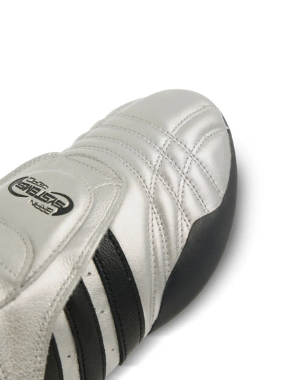 adidas Three-Striped Sneakers — Silver — Size US M 9.5 - US W 11 — Back View