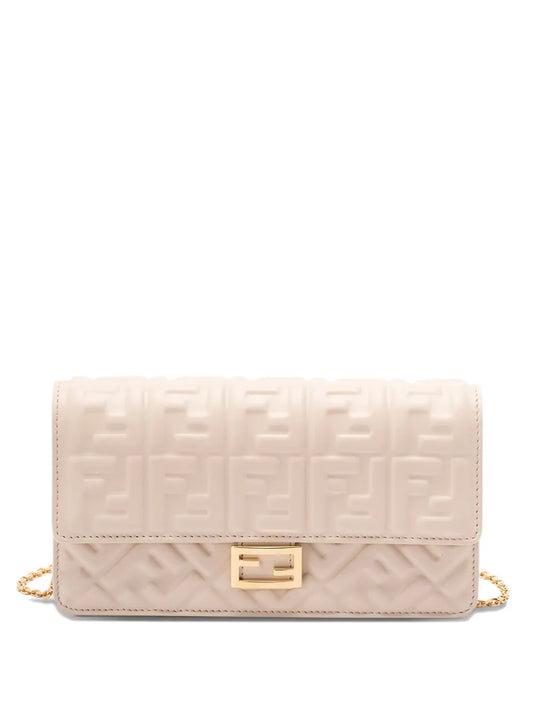 Fendi Wallet On Chain Baguette Clutch Bag — Same as shown — Size One Size — Front View
