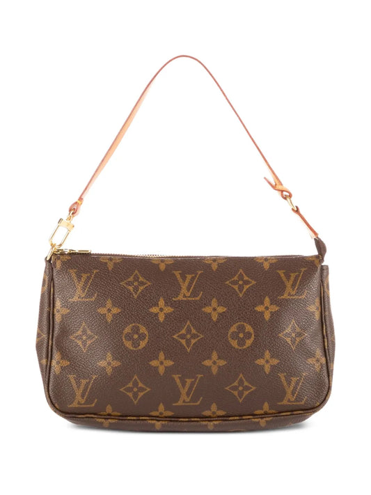 Louis Vuitton Pre Owned Pochette Accessoires Monogram Shoulder Bag — Same as shown — Size One Size — Front View