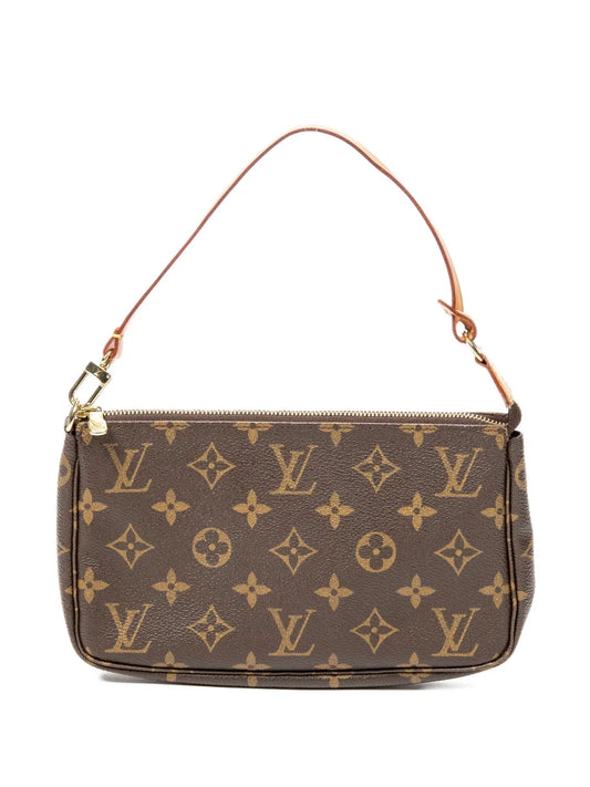 Louis Vuitton Pre Owned Monogram Canvas Shoulder Bag — Same as shown — Size One Size — Front View