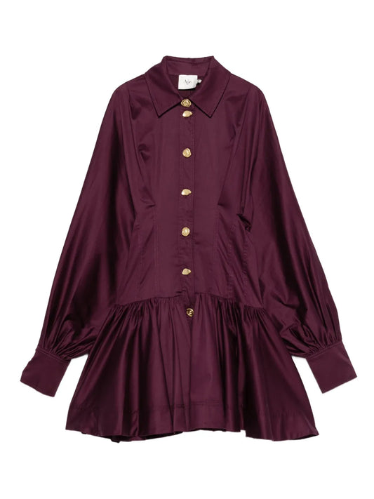Aje Alexia Mini Dress — Red — Size S — Front View