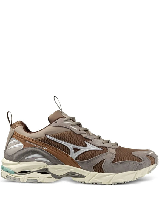 Mizuno Wave Rider 10 — Brown — Size US M 3.5 - US W 5 — Front View