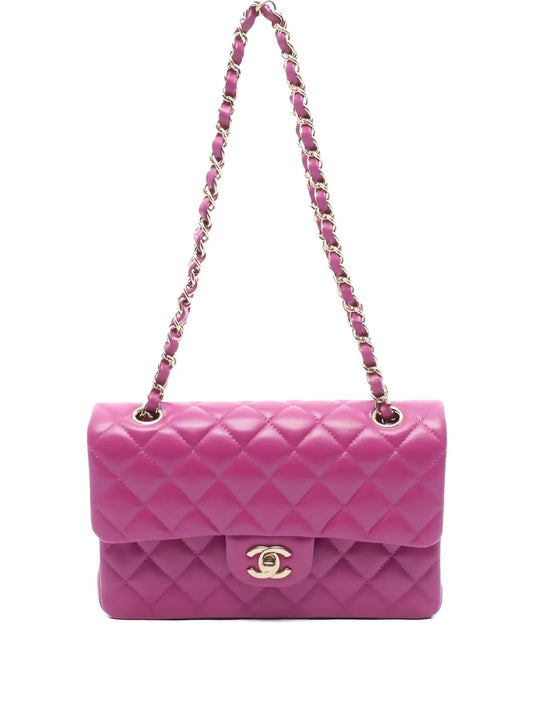 Chanel Pre Owned Double Flap Shoulder Bag — Same as shown — Size One Size — Front View