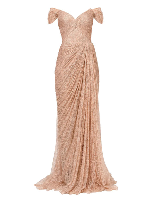 Iris Serban Sandy Dress — Beige — Size XS — Front View