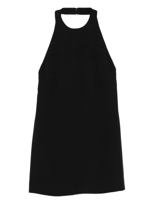 Reformation Avielle Dress — Black — Size XS — Front View